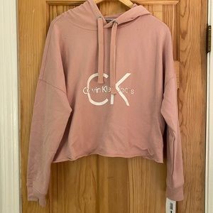 NWT Calvin Klein Cropped Hoodie